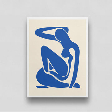 Nu Blue Dirty Painting by Henri Matisse 3 : 4 Vertical New Premium Wall Art Canvas by MeriDeewar