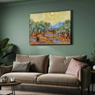 Olive Trees Scenery Painting for Living Room | Van Gogh Nature Wall Art | MeriDeewar 4 : 3 Horizontal Premium Wall Art Canvas by MeriDeewar