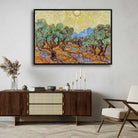 Olive Trees Scenery Painting for Living Room | Van Gogh Nature Wall Art | MeriDeewar 4 : 3 Horizontal Premium Wall Art Canvas by MeriDeewar