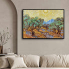 Olive Trees Scenery Painting for Living Room | Van Gogh Nature Wall Art | MeriDeewar 4 : 3 Horizontal Premium Wall Art Canvas by MeriDeewar