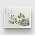 Ooka Shunboku Botanical 3 : 4 Horizontal New Premium Wall Art Canvas by MeriDeewar