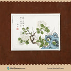 Ooka Shunboku Botanical 3 : 4 Horizontal New Premium Wall Art Canvas by MeriDeewar