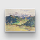 Open Valley, Dolomites Painting By John Singer Sargent 3 : 4 Horizontal New Premium Wall Art Canvas by MeriDeewar
