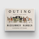 Outing by Caspar Whitney 3 : 4 Horizontal New Premium Wall Art Canvas by MeriDeewar
