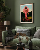 Padmini, the Lotus lady 3 : 4 Vertical New Premium Wall Art Canvas by MeriDeewar