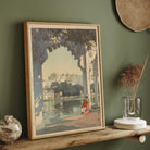 Palace of Udaipur painting by Yoshida Hiroshi 2 : 3 Vertical Premium Wall Art Canvas by MeriDeewar