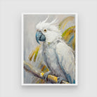 Parrot Bird Art - Abstract Painting for Modern Interiors 3 : 4 Vertical New Premium Wall Art Canvas by MeriDeewar
