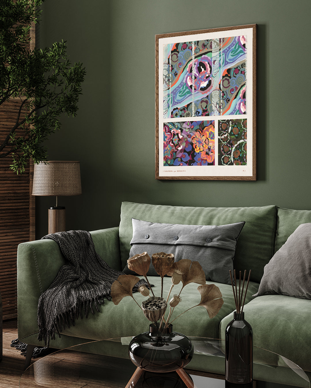 Pattern Variations decor art 3 : 4 Vertical New Premium Wall Art Canvas by MeriDeewar