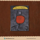 Paul Klee With an Umbrella Painting 3 : 4 Vertical New Premium Wall Art Canvas by MeriDeewar