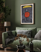 Paul Klee With an Umbrella Painting 3 : 4 Vertical New Premium Wall Art Canvas by MeriDeewar