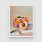 Peach Abstract Art Painting: Unique Wall Decor by MeriDeewar 3 : 4 Vertical New Premium Wall Art Canvas by MeriDeewar