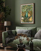 Peacock by Theo Van Hoytema 3 : 4 Vertical New Premium Wall Art Canvas by MeriDeewar