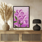 Periwinkle Flower Art - Perfect Wall Decor 3 : 4 Vertical New Premium Wall Art Canvas by MeriDeewar