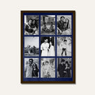 Personalized 9-Photo Black & White Collage  | Custom Family Wall Art Print custom Premium Wall Art Canvas by MeriDeewar