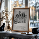 Personalized Family Dictionary Definition Photo Frame | Custom Meaning Wall Art custom Premium Wall Art Canvas by MeriDeewar