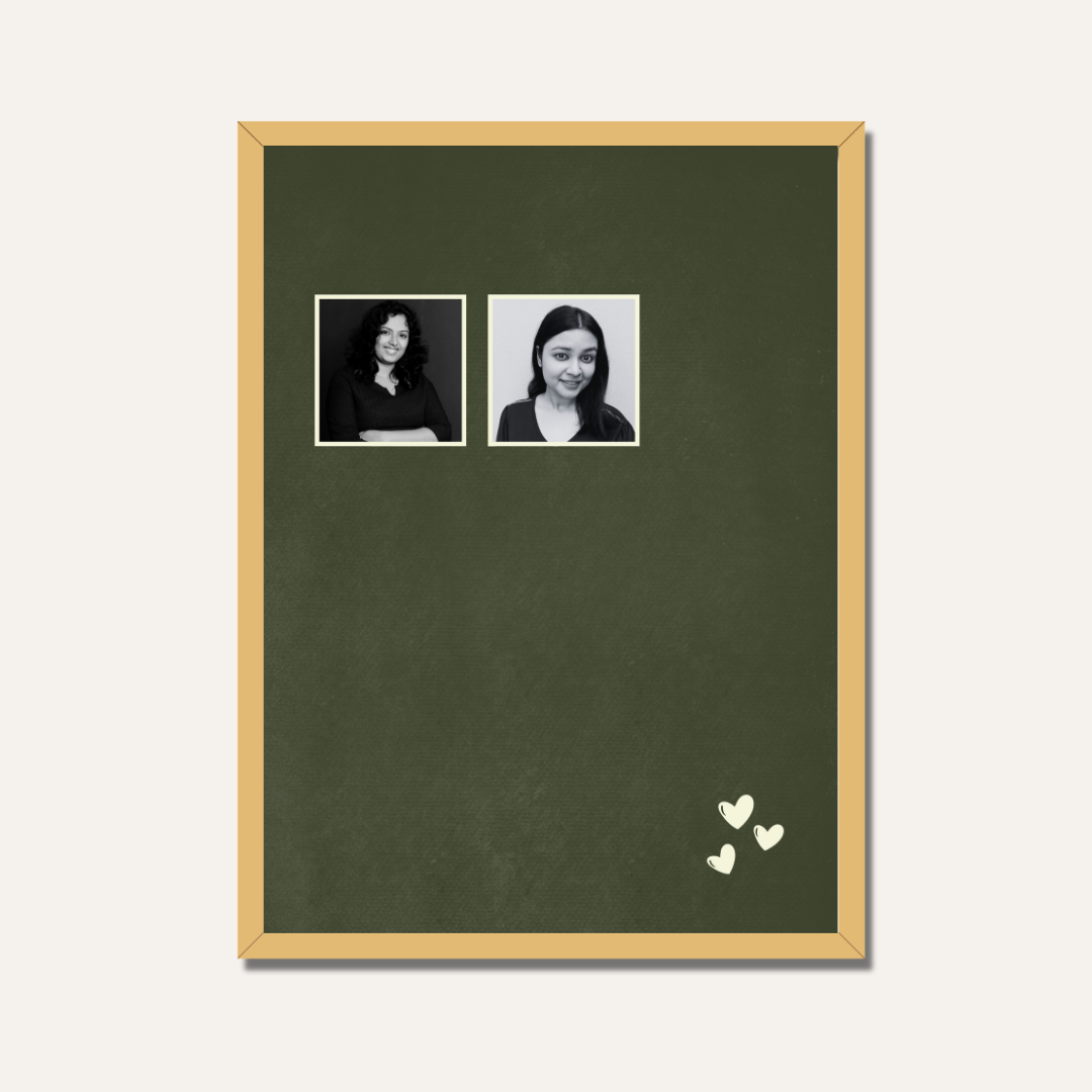 Personalized Minimalist Two-Photo Frame | Custom Olive Green Couple Art custom Premium Wall Art Canvas by MeriDeewar