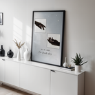 Personalized "Our Favorite Story" Offset Photo Frame | Custom Celestial Couple Art custom Premium Wall Art Canvas by MeriDeewar