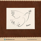 Picasso Dove of Peace 3 : 4 Horizontal New Premium Wall Art Canvas by MeriDeewar