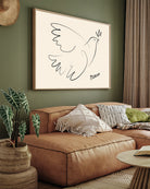 Picasso Dove of Peace 3 : 4 Horizontal New Premium Wall Art Canvas by MeriDeewar