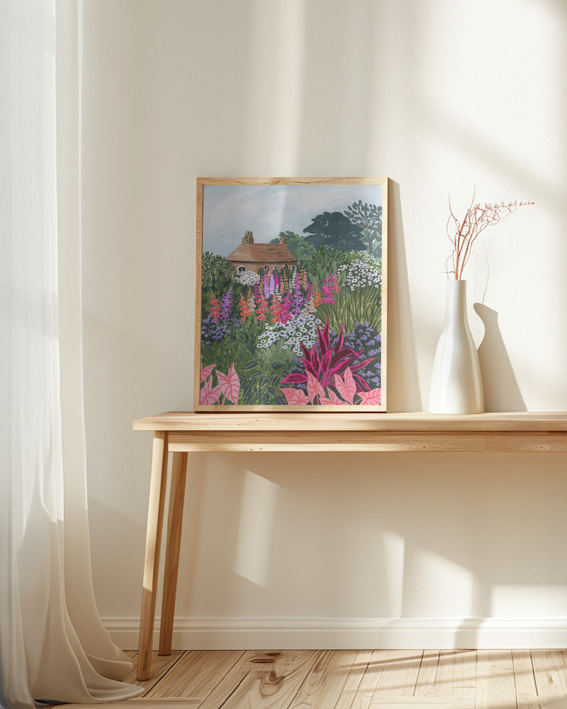 Lush Garden Art Print - Perfect Greenery for Living Spaces