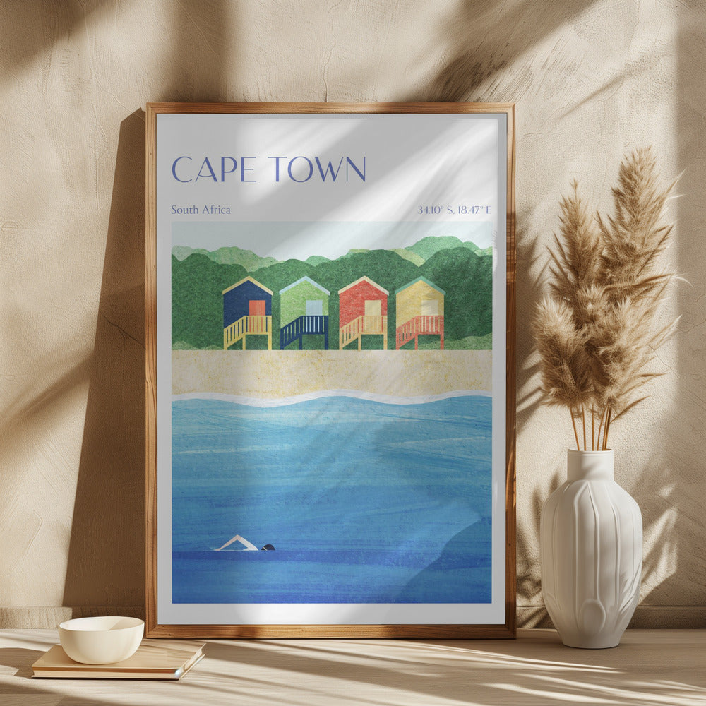 Cape Town Skyline Art Print - Wall Décor for Modern Homes