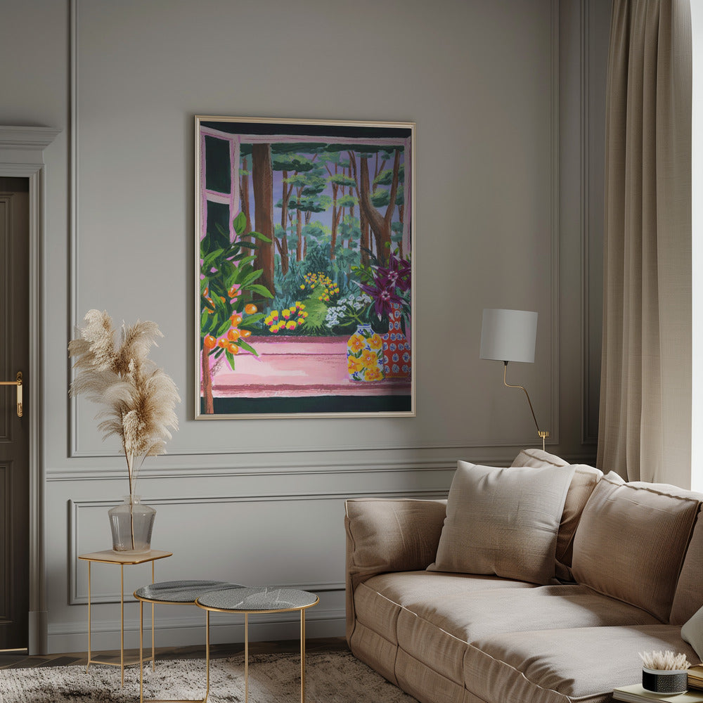 Enchanted Garden Art Print – Nature's Beauty for Your Walls