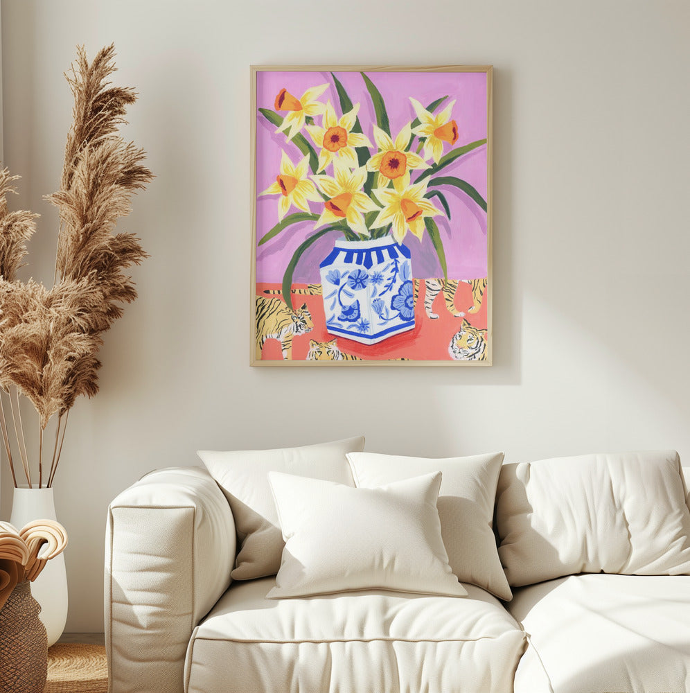 Charming Daffodils Art Print – Beautify Your Space