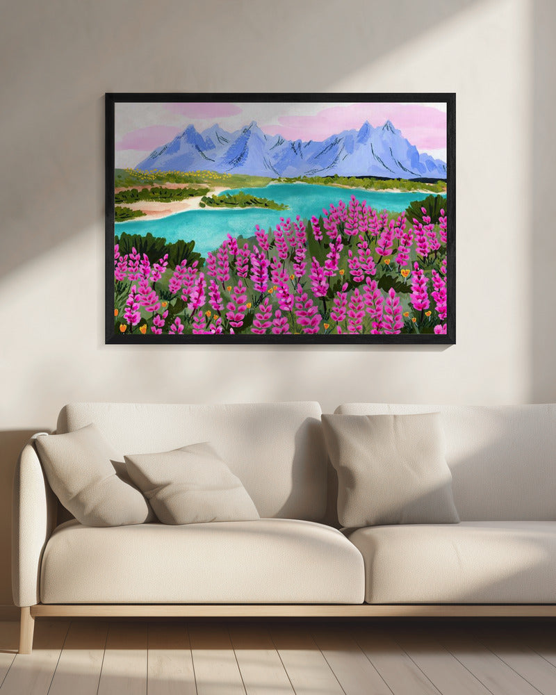 Vestrahorn Scenic Art Print - Elegant Wall Deco