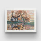 Piet Mondrian Poster Farm near Duivendrecht 3 : 4 Horizontal New Premium Wall Art Canvas by MeriDeewar