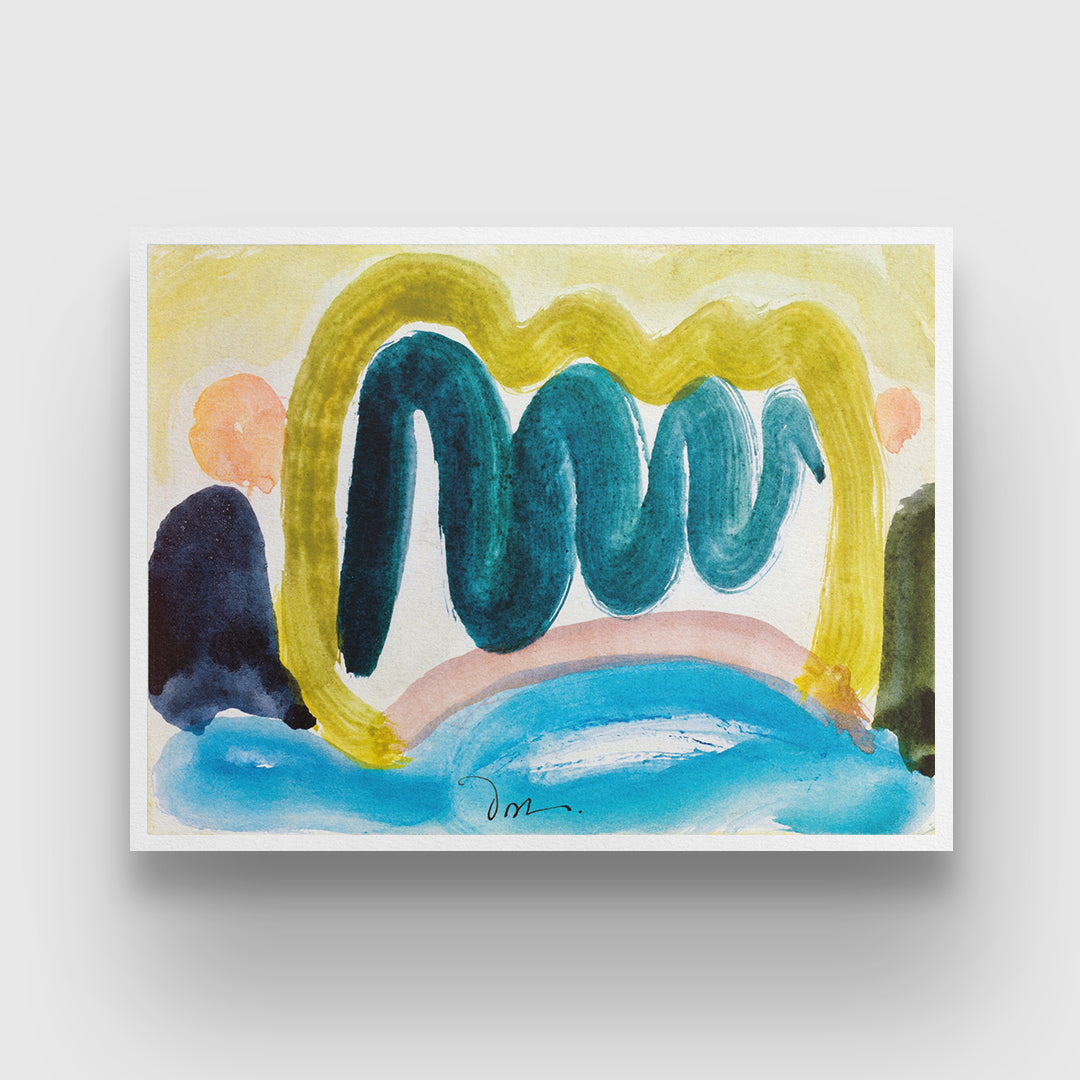 Pond in Sunlight Painting By Arthur Dove 3 : 4 Horizontal New Premium Wall Art Canvas by MeriDeewar