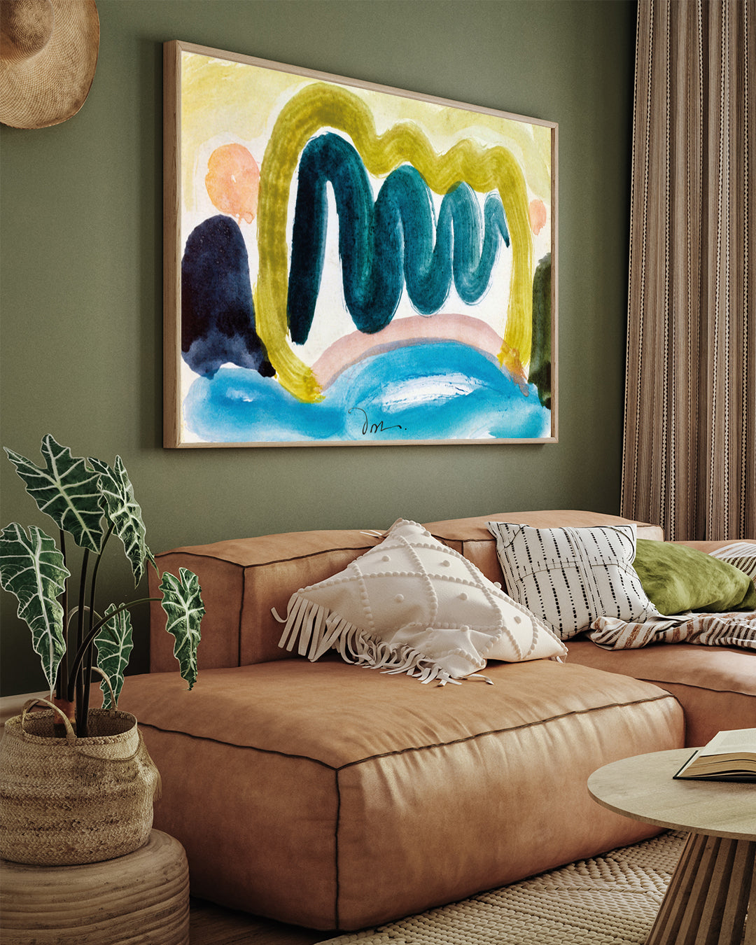 Pond in Sunlight Painting By Arthur Dove 3 : 4 Horizontal New Premium Wall Art Canvas by MeriDeewar
