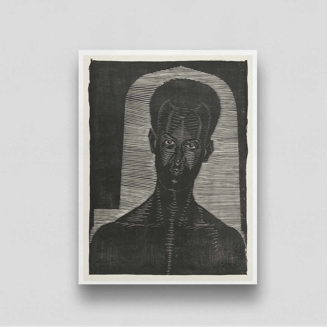 Portrait of a Man by Samuel De Mesquita 3 : 4 Vertical New Premium Wall Art Canvas by MeriDeewar