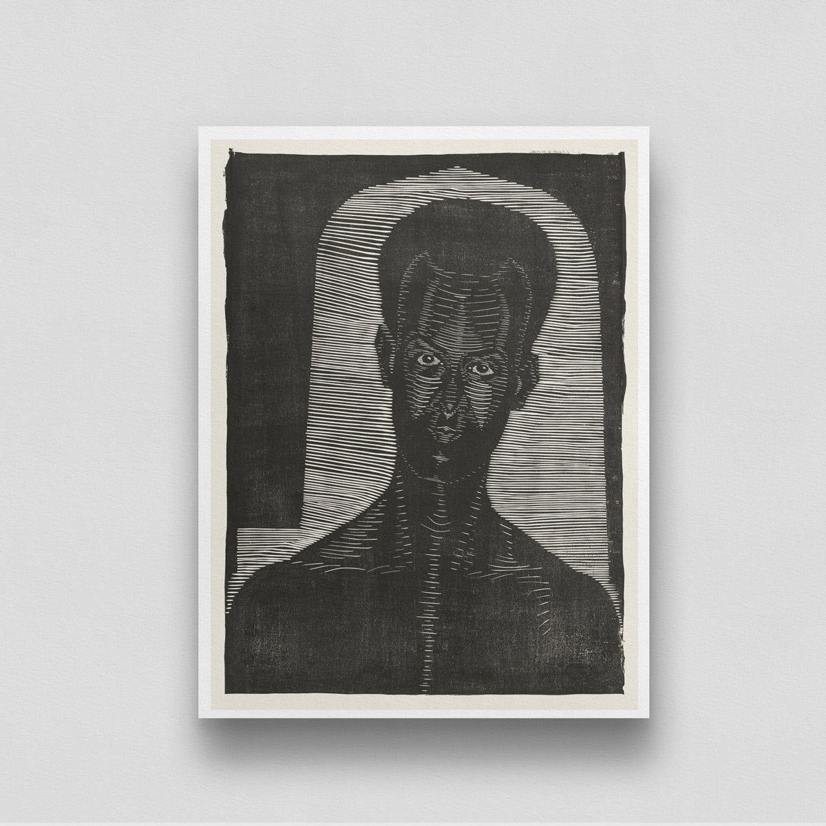 Portrait of a Man by Samuel De Mesquita 3 : 4 Vertical New Premium Wall Art Canvas by MeriDeewar