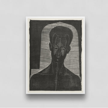 Portrait of a Man by Samuel De Mesquita 3 : 4 Vertical New Premium Wall Art Canvas by MeriDeewar