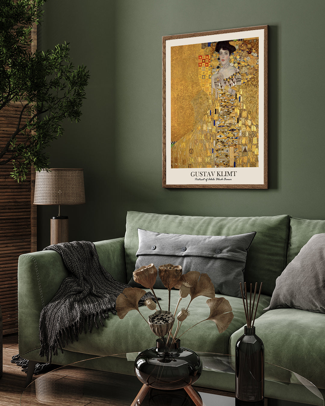 Portrait of Adele Bloch-Bauer by Gustav Klimt 3 : 4 Vertical New Premium Wall Art Canvas by MeriDeewar