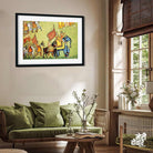 Rajasthani Royal Procession Painting for Living Room | Traditional Folk Art Wall Decor India 3 : 2 Horizontal Premium Wall Art Canvas by MeriDeewar