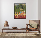 Ram Durbar Painting 3 : 4 Vertical New Premium Wall Art Canvas by MeriDeewar