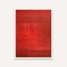 Red Abstract Painting for Living Room | Kumkum Monochrome Wall Art | Giclée Print 4 :5 Vertical Premium Wall Art Canvas by MeriDeewar