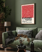 Red Dote painting by Yayoi Kusama 3 : 4 Vertical New Premium Wall Art Canvas by MeriDeewar