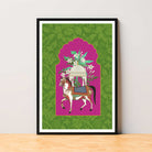 Regal India – 3-Piece Royal Elephant & Horse Art Set Walls Premium Wall Art Canvas by MeriDeewar