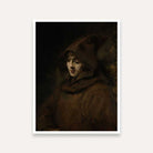 Rembrandt Portrait Painting for Living Room | Classic European Wall Art | Giclée Print 3 : 4 Vertical Premium Wall Art Canvas by MeriDeewar