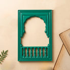 Royal Jharokha | Architectural Wall Art Curate Premium Wall Art Canvas by MeriDeewar