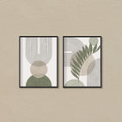 Sage Boho Wall Art Walls Premium Wall Art Canvas by MeriDeewar