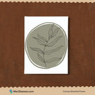 Sage Green 3 Boho Artwork 3 : 4 Vertical New Premium Wall Art Canvas by MeriDeewar
