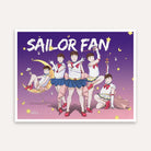Sailor Moon Fan Art Poster | Anime Wall Painting for Bedroom | Quirky Pop Art Print 4 :5 Vertical Premium Wall Art Canvas by MeriDeewar