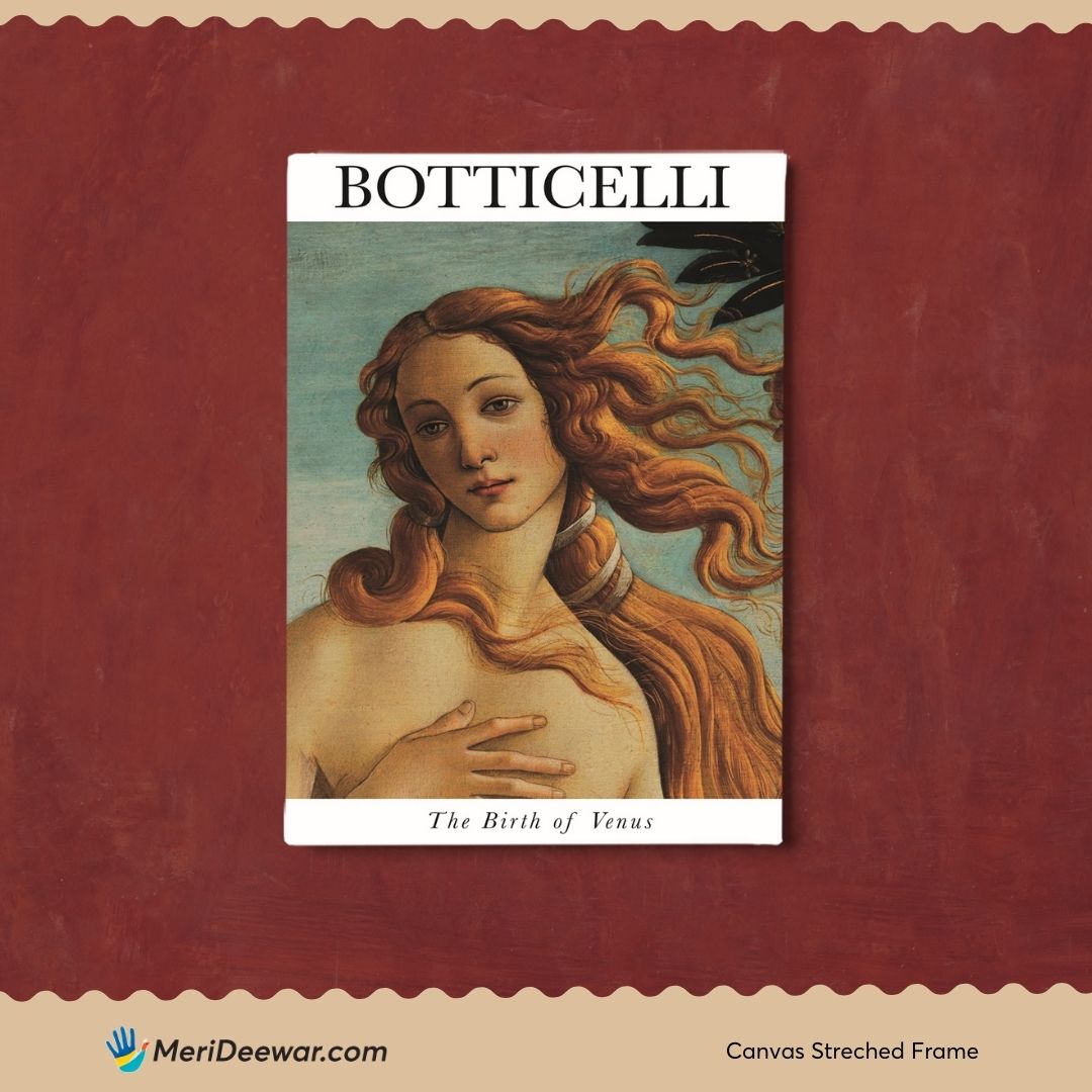 Sandro Botticelli - The Birth of the Venus Painting 3 : 4 Vertical New Premium Wall Art Canvas by MeriDeewar