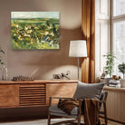 Scenery Painting for Living Room – French Village Landscape by Paul Cézanne | Giclée Print 4 : 3 Horizontal 8 x 6 / Canvas / Print Only Premium Wall Art Canvas by MeriDeewar
