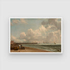 Seaside Art Painting for Modern Interiors 2 : 3 Horizontal Premium Wall Art Canvas by MeriDeewar