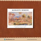 Seated Woman with Sea in the Distance by Auguste Renoir 3 : 4 Horizontal New Premium Wall Art Canvas by MeriDeewar