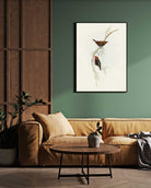 Serene Bird and Botanical Canvas Art: Add Natural Beauty 2 : 3 Vertical Premium Wall Art Canvas by MeriDeewar
